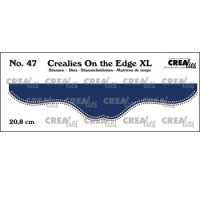 Billede: skæreskabelon kant med dots, Dies Crealies On the Edge XL 47,
CLOTEXL47 20,8cm