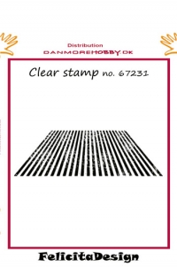 Billede: stempel striber, FilicitaDesign, førpris kr. 20,00, nupris