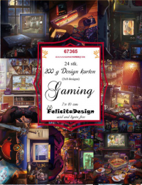 Billede: Toppers 10x7cm 24stk 200g Gaming, FelicitaDesign