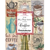 Billede: Toppers 10x7cm, 24 stk. 3x8 designs, 200g karton, Coffee, FelicitaDesign
