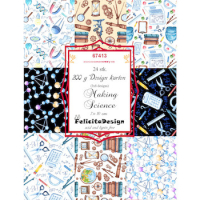 Billede: Toppers 7x10cm 24 stk., 3x8 designs, 200g design karton, Making Science, FelicitaDesign 