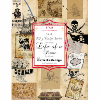 Billede: Toppers 10x7cm, 24 stk., 3x8 designs, 200g, Life of a Pirate, FelicitaDesign