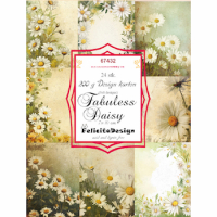 Billede: Toppers 10x7cm, 24 stk., 3x8 designs, 200g, Fabuless Daisy, FelicitaDesign