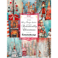 Billede: Toppers 7x10cm 24stk 200g design karton, Artistically Christmas, FelicitaDesign