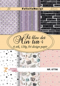 Billede: A4 ark 120g design papir 6 design konfirmation, Så blev det min tur nr. 4