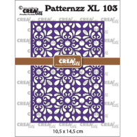Billede: skæreskabelon baggrundsdie, Dies Crealies CLPATXL103 Patternzz XL 103, Amber 10,5 x 14,5 cm