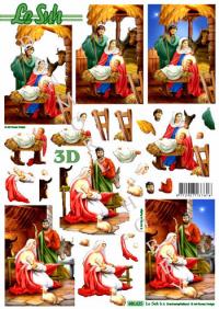 Billede: jesusbarnet, udstanset le suh