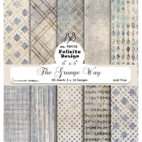 Billede: Ark 6'x6' 200g, 30 ark, 3x10design, The Grunge Way, FelicitaDesign