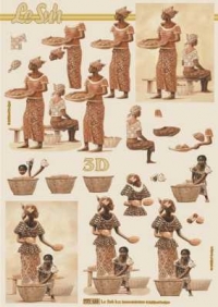 Billede: afrikansk dame, tilbud