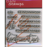 Billede: Stempel Dan Stamps konfirmation og dåb