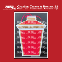Billede: skæreskabelon lygteboks, Dies Crealies Create A Box 22, 12cm høj CCAB22