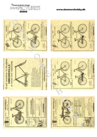 Billede: gamle cykelbeskrivelser, dan-pictures