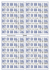 Billede: baggrundspapir med DET ER DIN DAG I DAG, dan-pictures