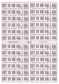 Billede: baggrundspapir med DET ER DIN DAG I DAG, dan-pictures