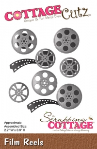 Billede: skæreskabelon Dies CottageCutz CC-094 filmruller, 5,6 x 2,3 cm, førpris kr. 76,- nupris