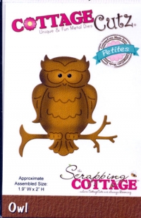 Billede: Skærestencil CottageCutz ccp-021 ugle, førpris kr. 50,00, nupris