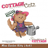 Billede: skæreskabelon Miss Garden Kitty, 3