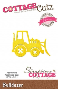 Billede: skæreskabelon bulldozer, CCE-140, cottage cutz, 1,7