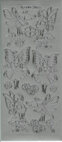 Billede: alfer, sølv stickers