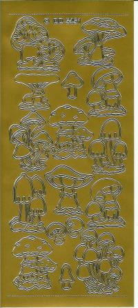Billede: guldsvampe, stickers