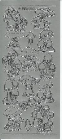 Billede: sølvsvampe, stickers