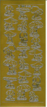 Billede: guldsvampe, stickers
