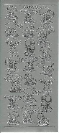 Billede: sølvsvampe, stickers