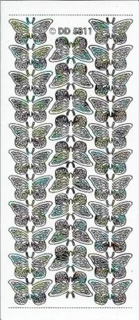 Billede: sommerfugle, multi stickers