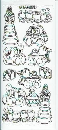 Billede: babylegetøj, multi stickers