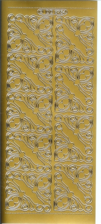 Billede: guld hjørne, stickers