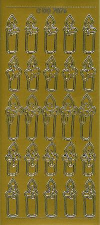 Billede: lys, guld stickers