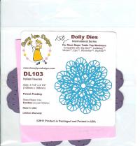 Billede: skæreskabelon doily dies nr. 3, 108x108mm, cheery lynn, tilbud, førpris kr. 150,- nupris