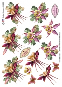Billede: blomster, hmdesign, førpris kr. 6,- nupris