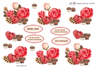 Billede: rosenhoveder og chokolade, hm-design