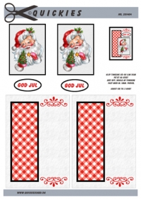 Billede: julemanden med et lille juletræ, quickies quick