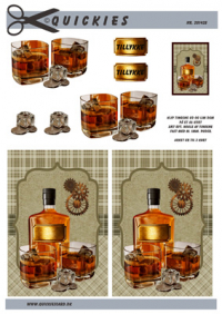 Billede: whisky i karaffel og glas, quickies quick