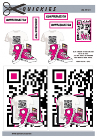 Billede: t-shirt, sko og mobil til en ung pige, quickies quick