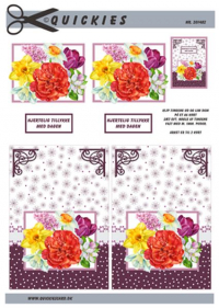 Billede: 2 blomsterkort, quickies