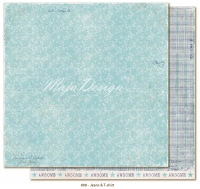 Billede: 1 ark dobbeltsidet karton, Denim & Friends - Jeans & T-shirt, maja design
