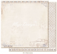 Billede: 1 ark dobbeltsidet karton, Denim & Friends - Drivers License, maja design