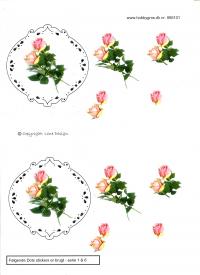 Billede: roser med dotsmønster, tilbud