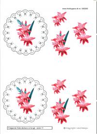 Billede: liljer med dotsmønster, lene design, tilbud