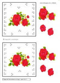 Billede: blomster med dotsmønster, lene design, tilbud