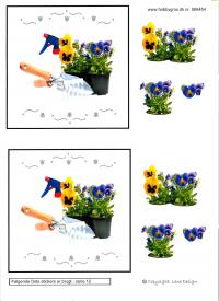 Billede: plante blomster med dotsmønster, lene design, tilbud