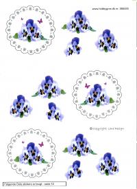 Billede: blomst med dotsmønster, lene design, tilbud