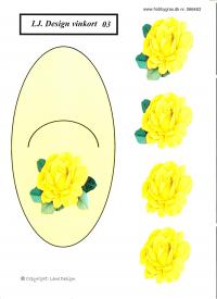 Billede: blomst til vinflaske, lene design, tilbud