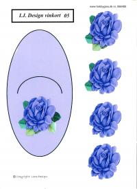 Billede: blomst til vinflaske, lene design, tilbud