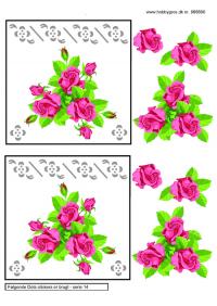 Billede: blomster med dotsmønster, lene design, tilbud