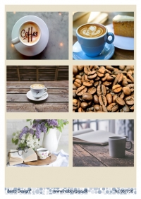 Billede: 6 billeder med kaffe, barto design