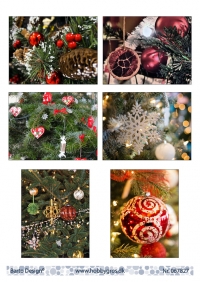 Billede: 6 billeder af pynten på juletræet, barto design